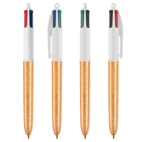 Stylo à bille BIC® personnalisable 4 Couleurs Glacé