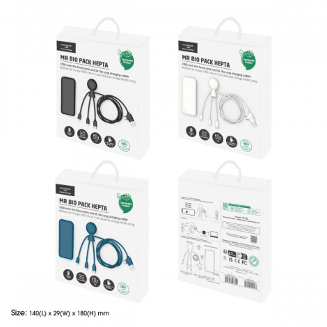 Pack de chargement publicitaire Xoopar® Mr Bio HEPTA