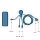 Pack de chargement publicitaire Xoopar® Mr Bio HEPTA
