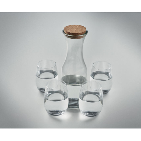 Set de boisson personnalisable verre recyclé