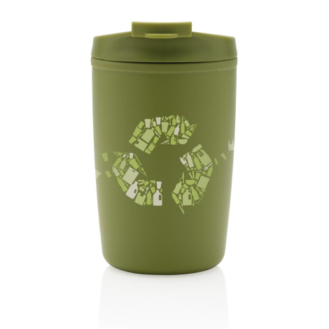 Mug avec couvercle en PP recyclé publicitaire 300 ml