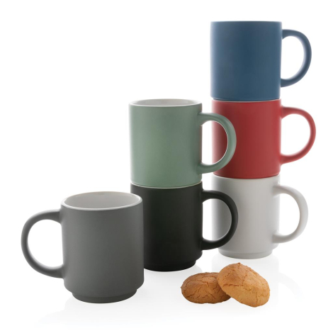 Mug publicitaire empilable avec finition mat 180 ml