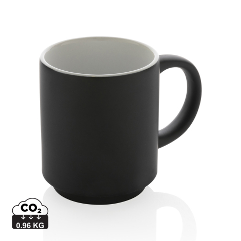 Mug publicitaire empilable avec finition mat 180 ml