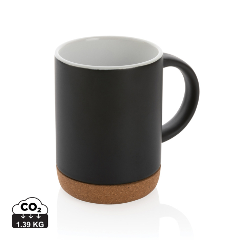 Mug personnalisé en céramique base en liège 280 ml