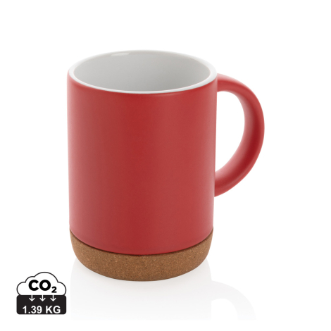 Mug personnalisé en céramique base en liège 280 ml