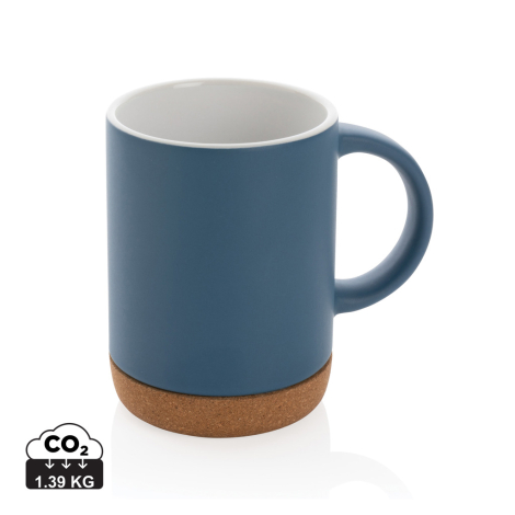 Mug personnalisé en céramique base en liège 280 ml