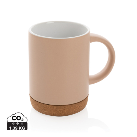 Mug personnalisé en céramique base en liège 280 ml