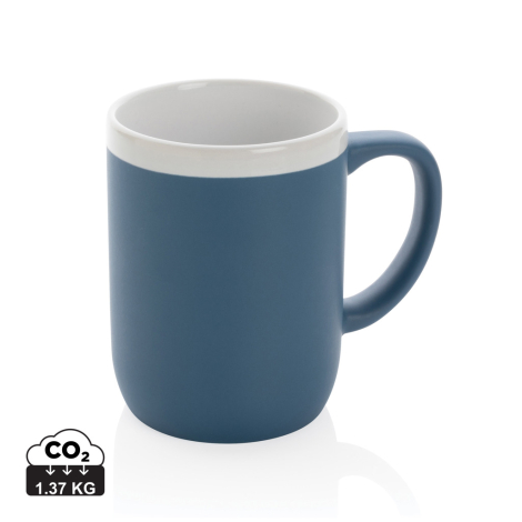 Mug bord blanc finition mat publicitaire 300 ml