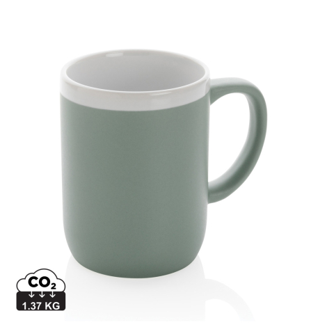 Mug bord blanc finition mat publicitaire 300 ml