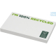 Bloc feuilles adhésives recyclées personnalisées 12,7 x 7,5 cm