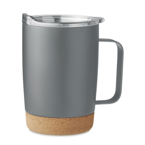 Mug double paroi personnalisé avec couvercle 300 ml RUBY