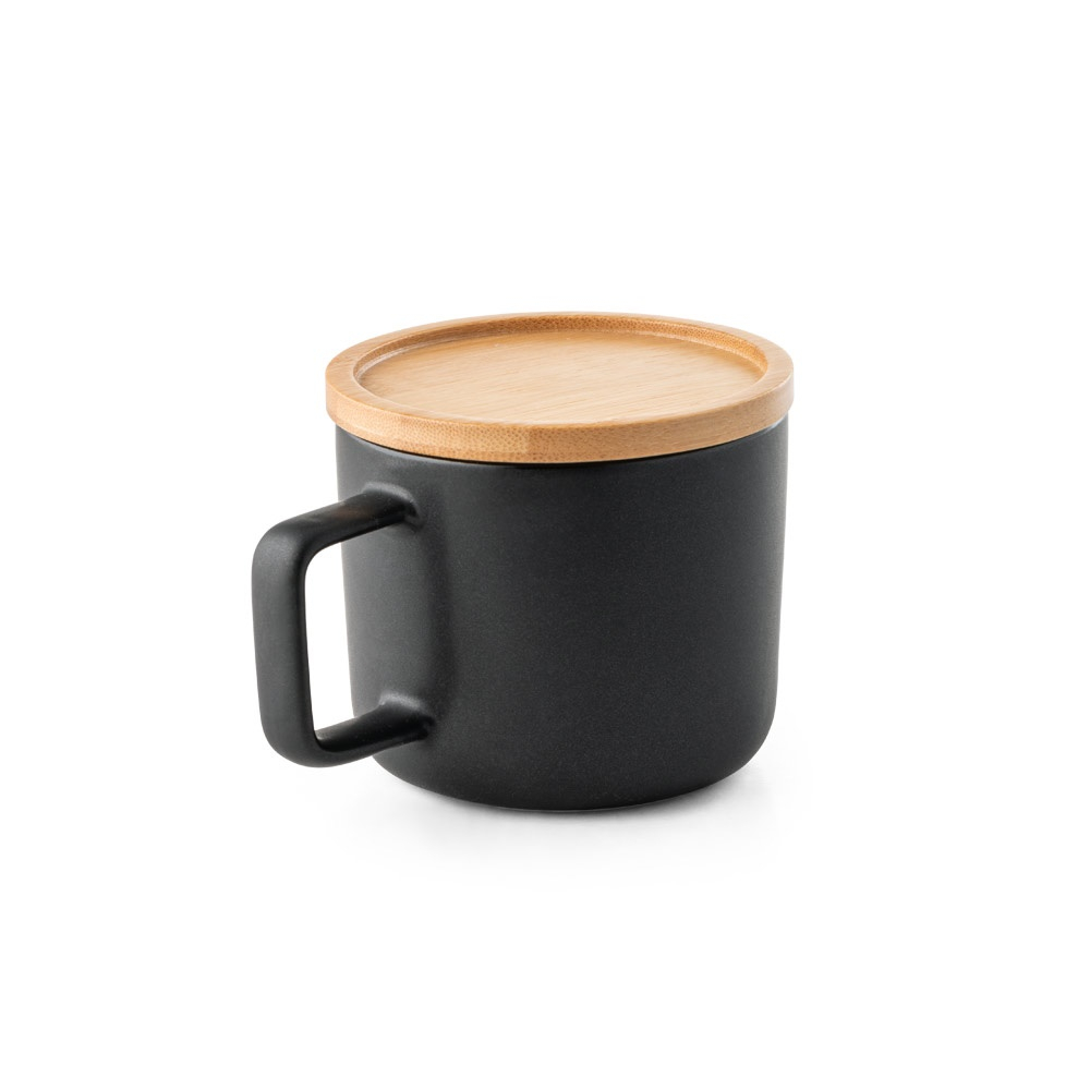 Tasse publicitaire céramique 250 ml - FANGIO Noir