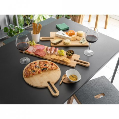 Planche ronde personnalisable bambou - CARAWAY ROUND