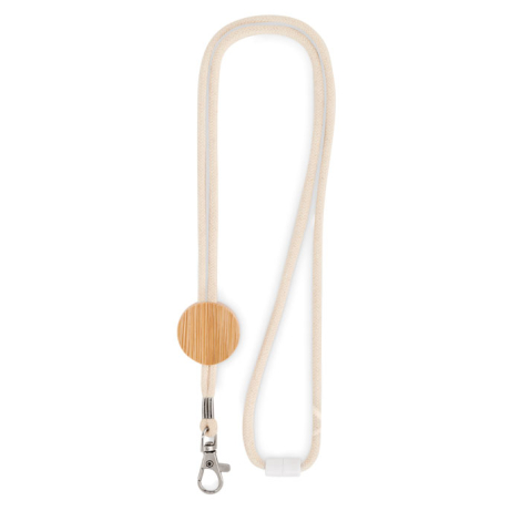 Tour de cou coton et bambou personnalisable KARA