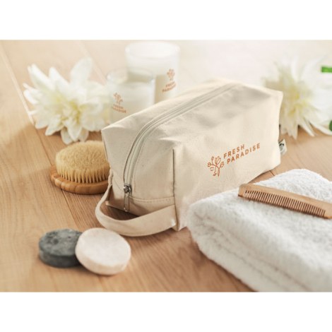 Trousse cosmétique coton bio personnalisée BIA