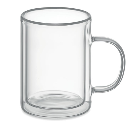 Mug double paroi personnalisable verre 225 ml SUBLIMGLOSS