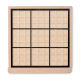 Plateau de sudoku promotionnel en bois SUDOKU