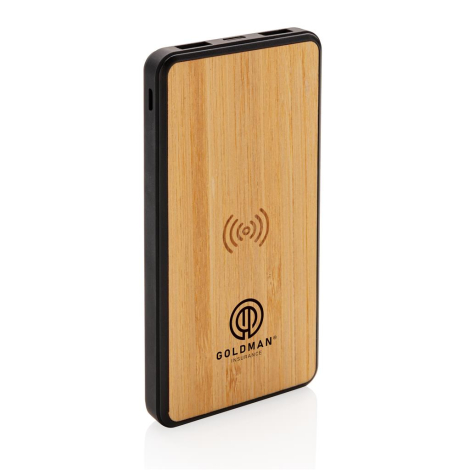 Powerbank promotionnel 8000mAh induction en ABS recyclé