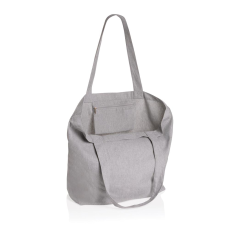 Sac shopping publicitaire toile recyclée 240g Impact 