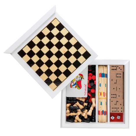 Set promotionnel 5 en 1 de jeux en bois Set promotionnel 5 en 1 de jeux en bois