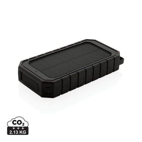 Batterie publicitaire solaire 10000mAh et induction 10W 