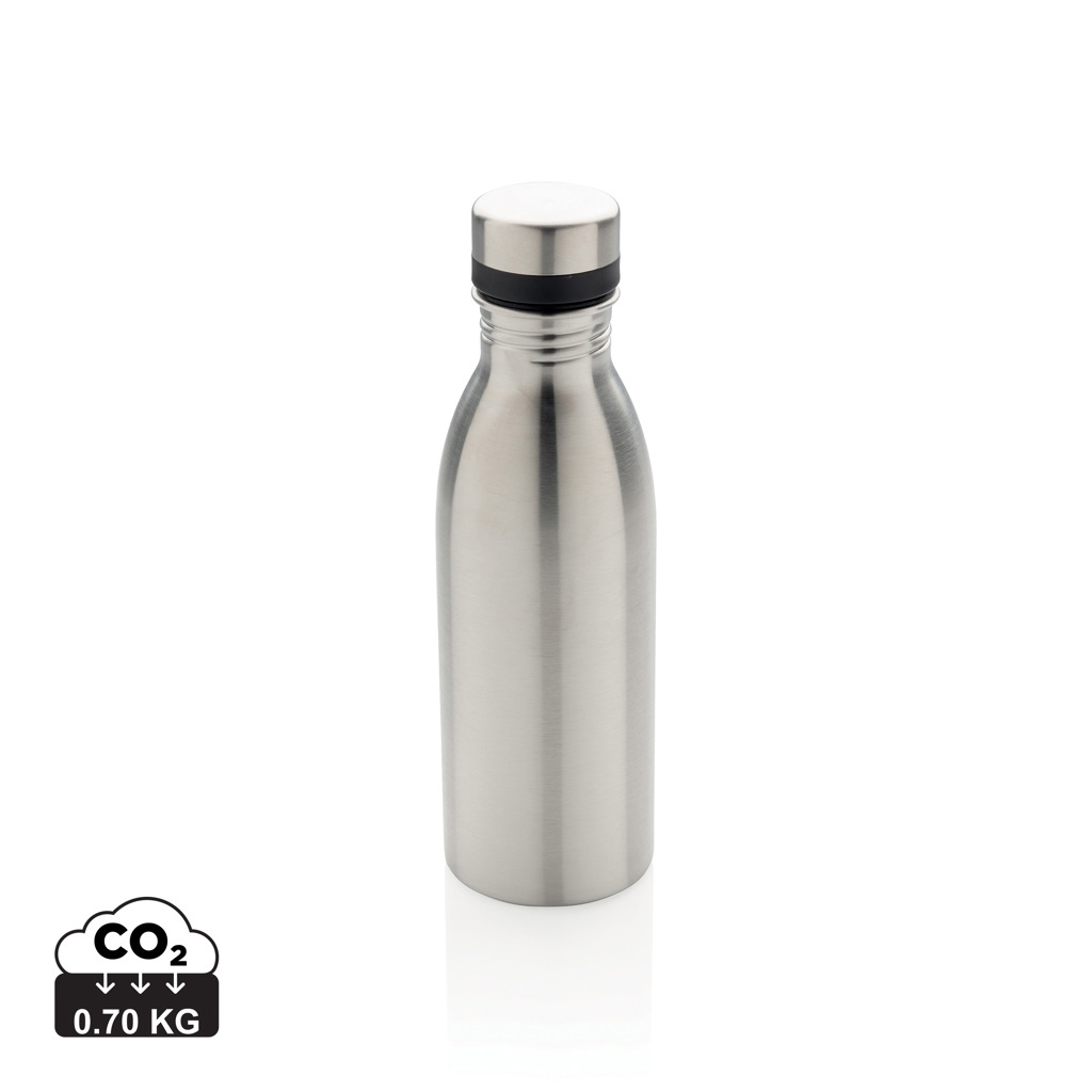 Gourde en inox recyclé 500ml personnalisable Argent