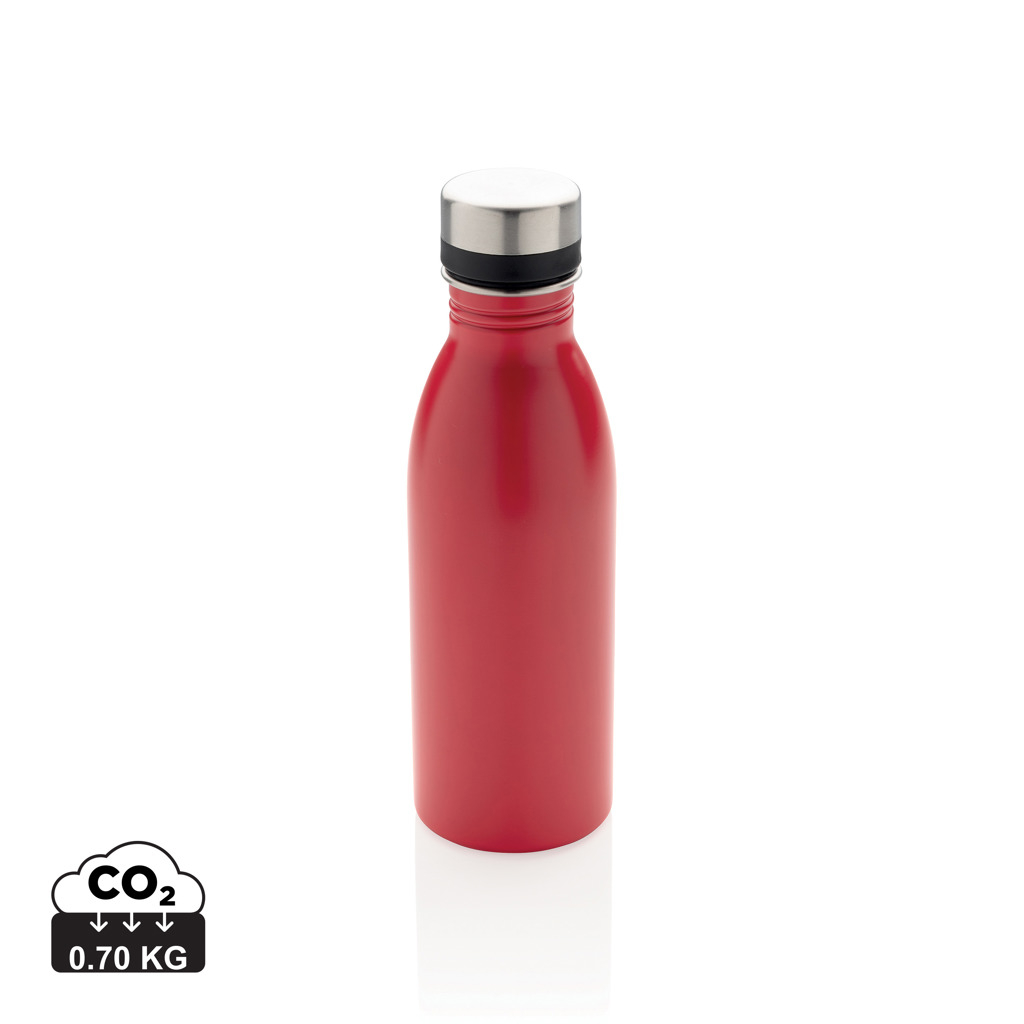 Gourde en inox recyclé 500ml personnalisable Rouge