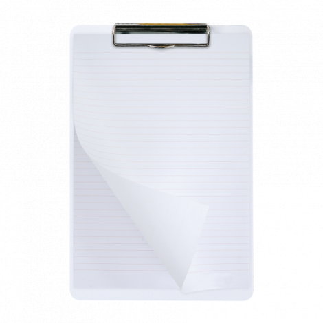 Clip board personnalisable PVC