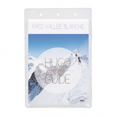 Porte badge vertical promotionnel 10,5x14,8 cm