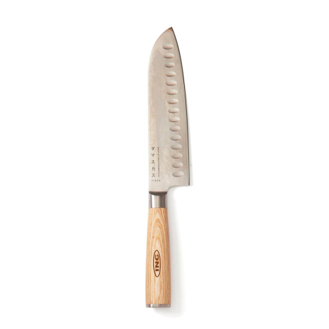 Couteau Santoku Hattasan Damascus personnalisable VINGA