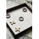 Jeu promotionnel de table basse Criss-cross VINGA 