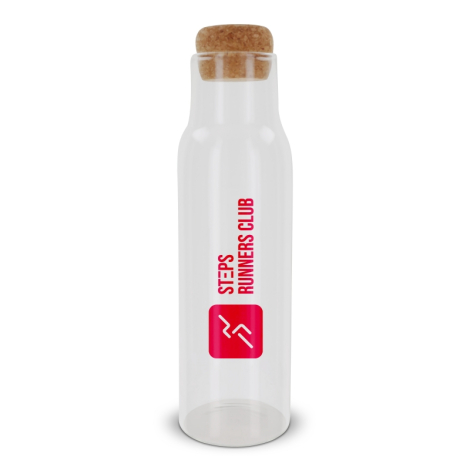Carafe avec bouchon en liège 1L personnalisable Carafe avec bouchon en liège 1L personnalisable