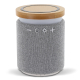 Enceinte avec chargeur sans fil promotionnelle Bamboo