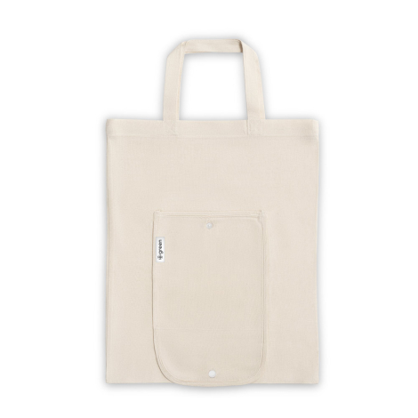 Tote bag promotionnel pliable en coton recyclé BEIRUT