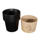 Set de tasses promotionnelles base aimanté en bois 150 ml