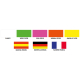Chapeau publicitaire en paille BASSIC COLORES