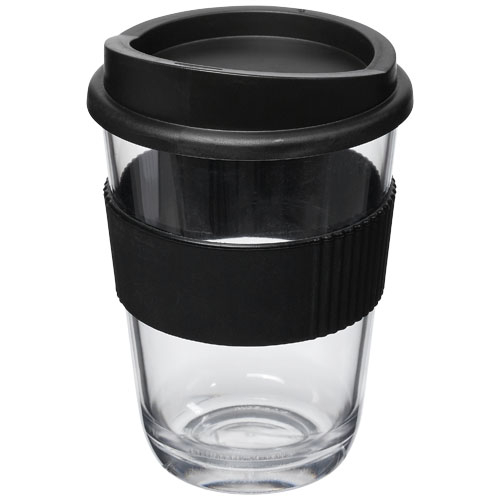 Gobelet publicitaire plastique transparent 300ml Americano® Noir
