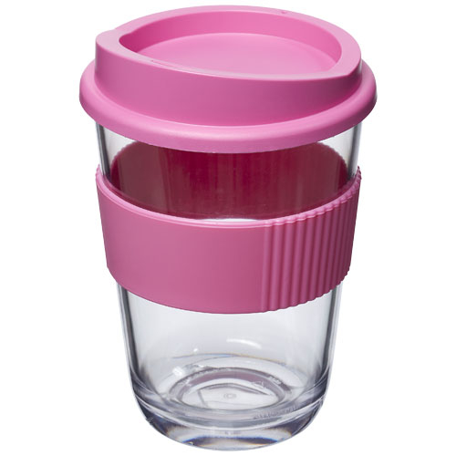 Gobelet publicitaire plastique transparent 300ml Americano® Magenta