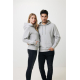 Sweat capuche chiné promotionnel coton recyclé 340g - Iqoniq 