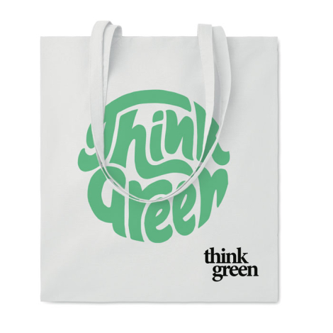 Tote bag coton publicitaire anses longues 180g TURA