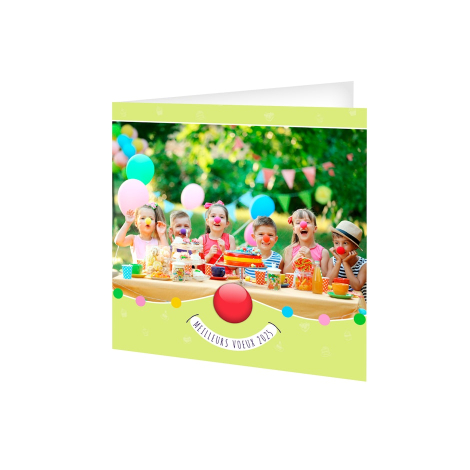 Carte de vœux publicitaire - Jeux d'Enfants