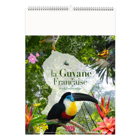 Calendrier illustré personnalisable 2026 - Guyane Calendrier illustré personnalisable 2026 - Guyane