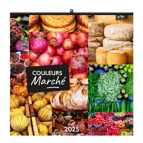 Calendrier illustré personnalisable - Couleurs Voyage