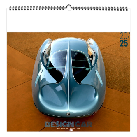 Calendrier illustré promotionnel - Design Car