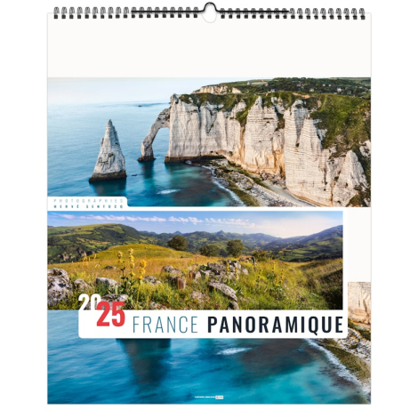 Calendrier illustré publicitaire - La France panoramique