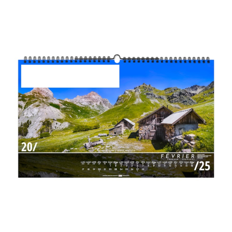 Calendrier illustré personnalisable - Destinations