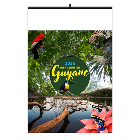 Calendrier illustré publicitaire -Bienvenue en Guyane Calendrier illustré publicitaire -Bienvenue en Guyane