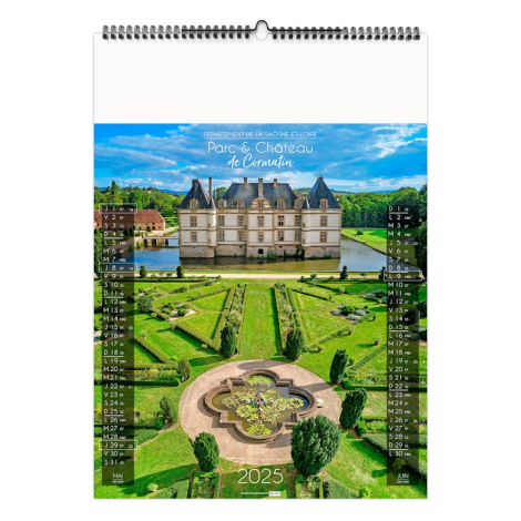 Calendrier illustré personnalisable - Jardins d'ornement