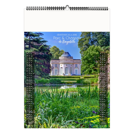 Calendrier illustré personnalisable - Jardins d'ornement