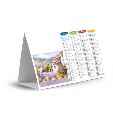 Chevalet de comptoir personnalisable - Paysages